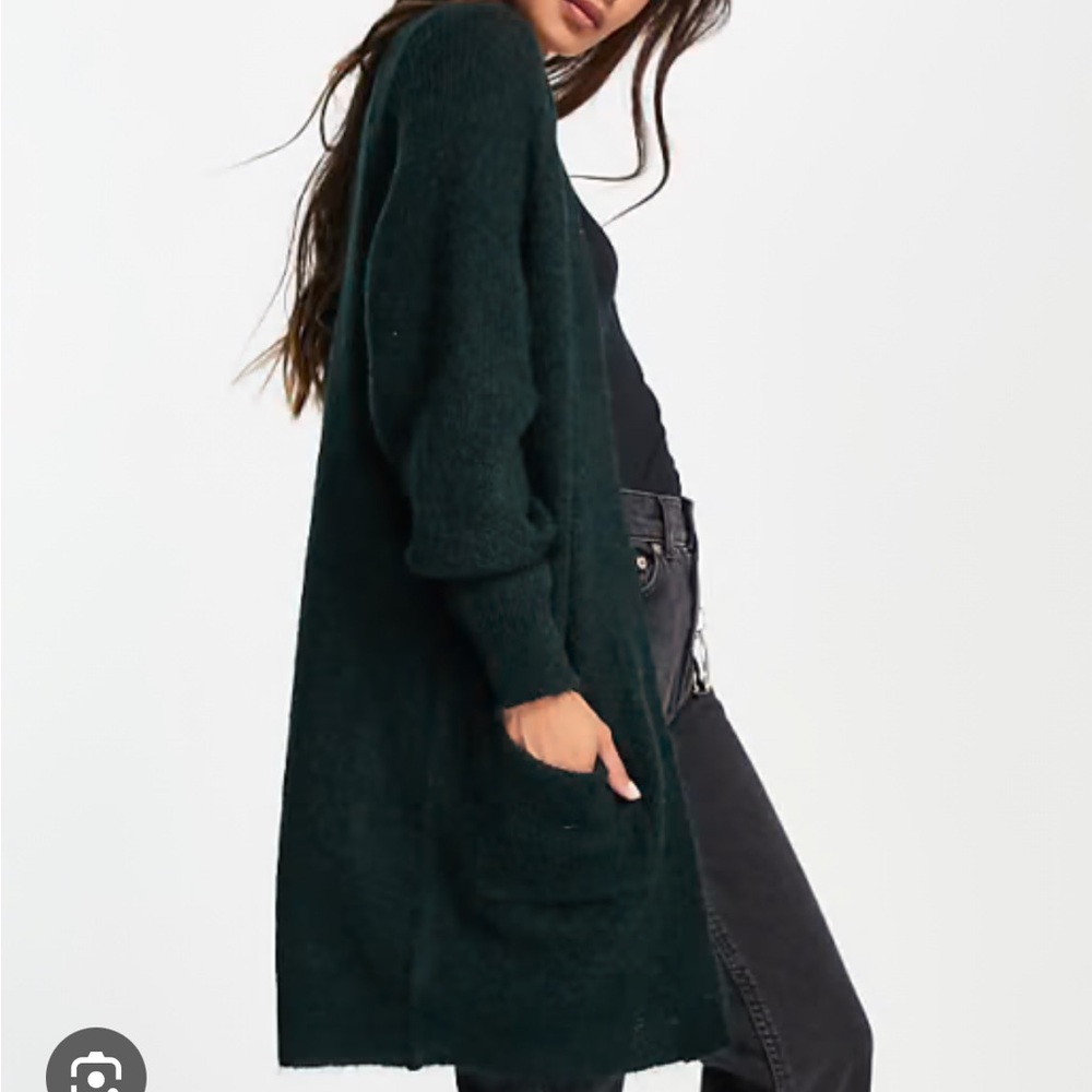 ASOS NWOT Emerald Long Knit Cardigan